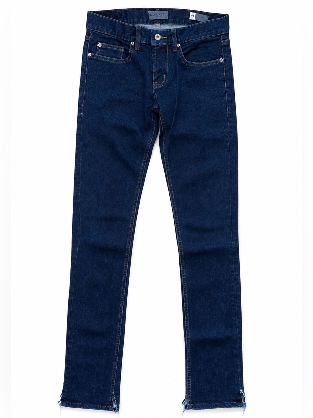 Kill City Junkie Jeans 29 Dark Wash Slim Straight Y2K Denim